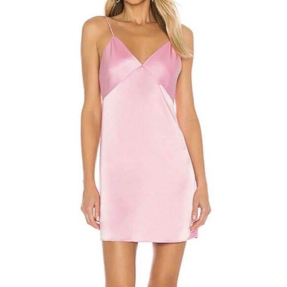 Alice + Olivia Dresses & Skirts - NWT Alice and Olivia Melinda Seamed Slip Mini Dress in Electric Pink Sz. 6